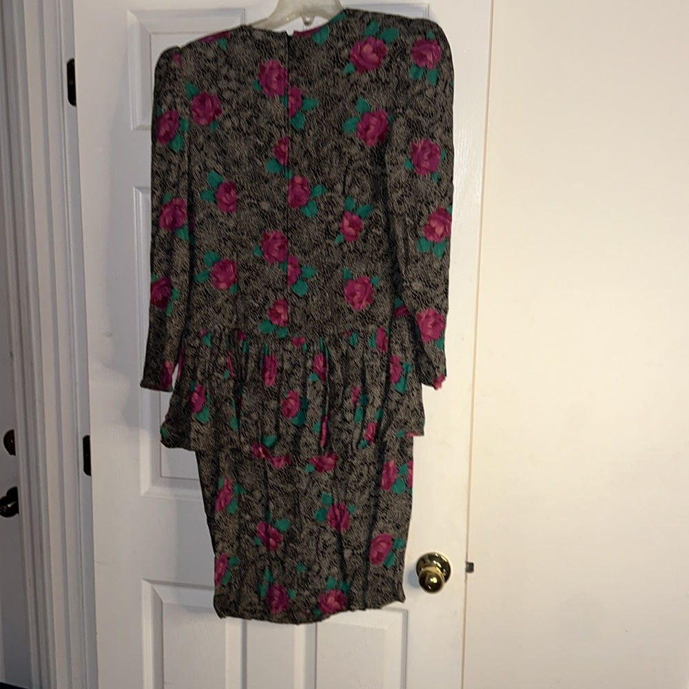 EUC VINTAGE JACKIE BERNARD DRESS - Picture 5 of 5